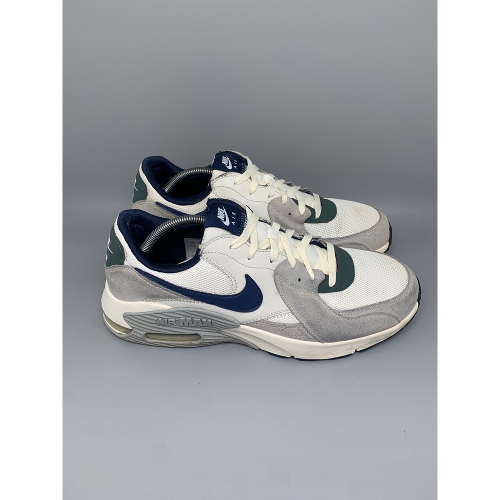 Nike Air Max Excee White Navy Grey Running Shoes FZ3593-133 Men's Sz‎ 12